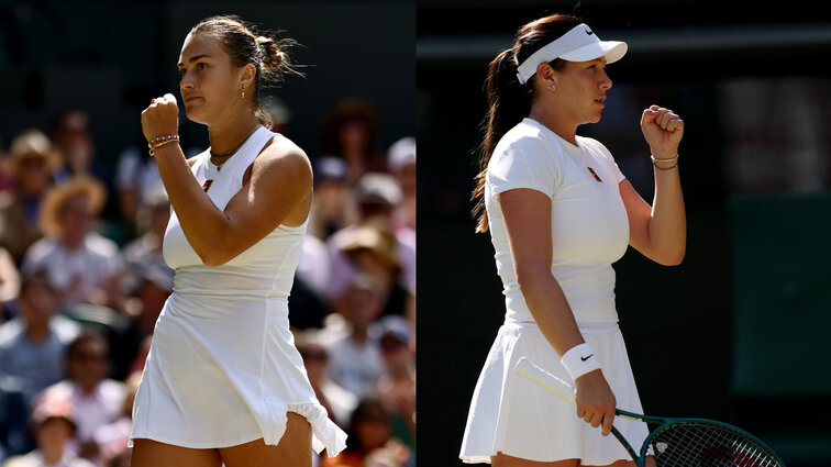 Aryna Sabalenka und Amanda Anisimova spielen am heutigen Freitag eines der beiden begehrten Finaltickets aus. Aryna Sabalenka und Amanda Anisimova spielen am heutigen Freitag eines der beiden begehrten Finaltickets aus.