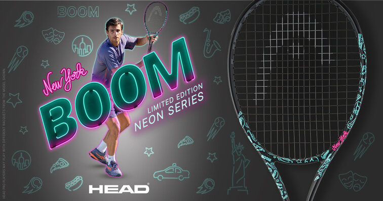 Der HEAD BOOM NEON ist genau der richtige Schläger rund um die US Open