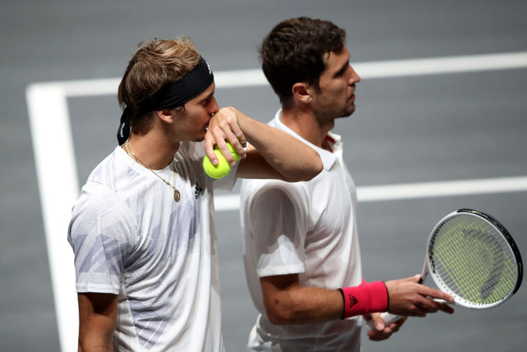 Alexander Zverev wird beim ATP Cup von Bruder Mischa gecoacht werden Alexander and Mischa Zverev