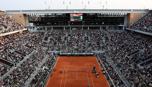 Auf dem Court Philippe-Chatrier werden die nächsten großen Trophäen ausgespielt
