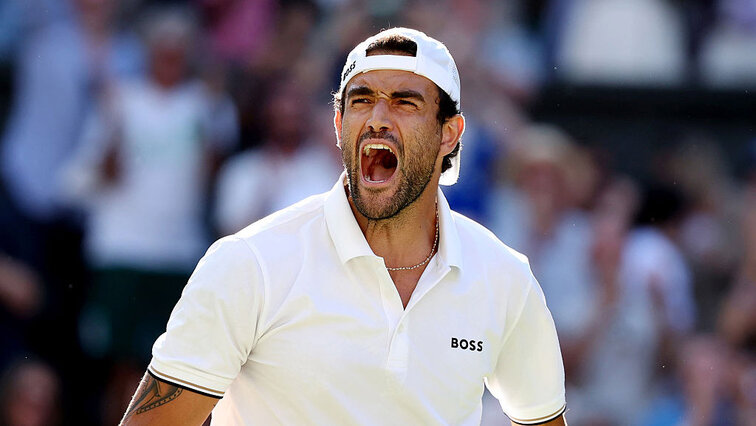 Hat Matteo Berrettini auch morgen wieder Grund zu brüllen? Hat Matteo Berrettini auch morgen wieder Grund zu brüllen?