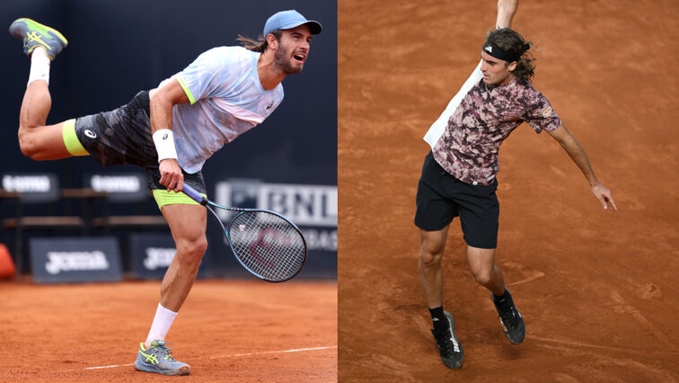 Im Viertelfinale von Rom treffen Borna Coric und Stefanos Tsitsipas aufeinander
