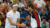 Alexander Zverev und Teamchef Michael Kohlmann beim Davis Cup in Australien 2028