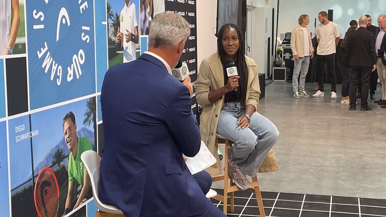 Cori Gauff lernt fleißig Französisch Cori Gauff lernt fleißig Französisch