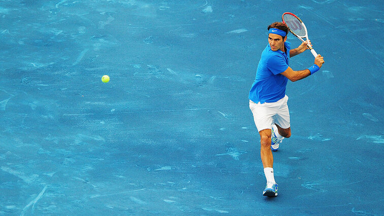 2012 dominierte Roger Federer das Turnier in Madrid auf dem berühmten "blauen Sand"