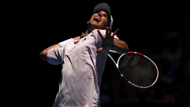 Dominic Thiem bei den Australian Open 2023