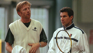 Boris Becker und Carl-Uwe Steeb im Jahr 1998