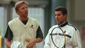 Boris Becker und Carl-Uwe Steeb im Jahr 1998
