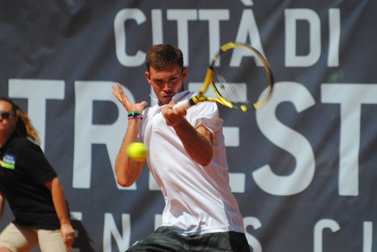 Maximilian Marterer steht beim Challenger-Event von Triest im Viertelfinale Maximilian Marterer is in the quarter-finals of the Challenger event in Trieste