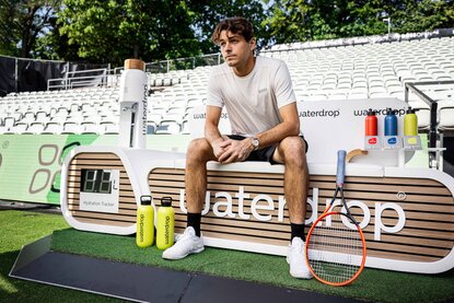Taylor Fritz schwört auf waterdrop Taylor Fritz schwört auf waterdrop
