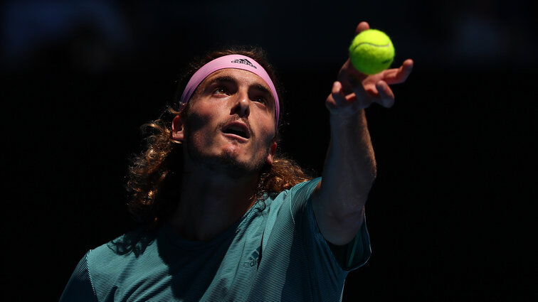 Stefanos Tsitsipas bei den Australian Open