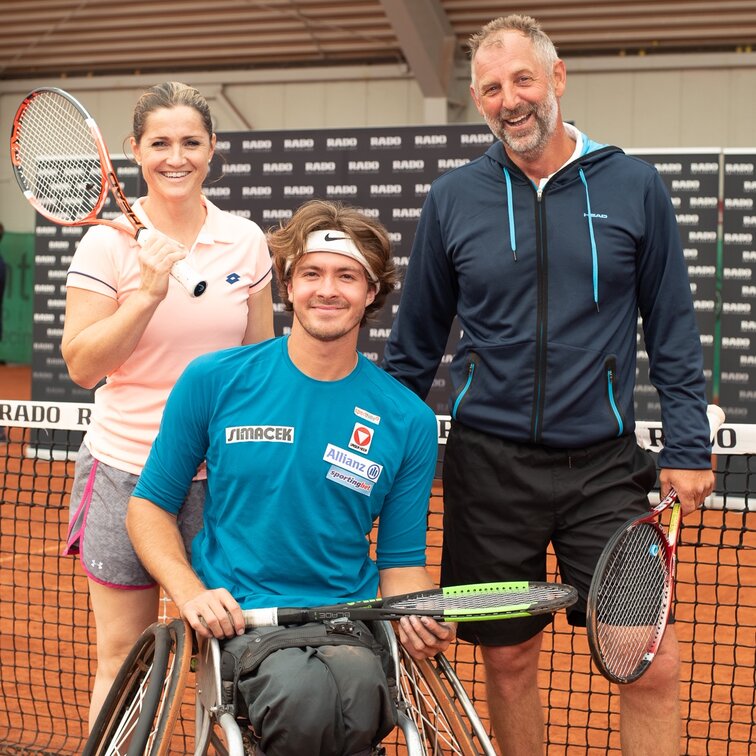 Elisabeth Goergl, Nico Langmann, Thomas Muster