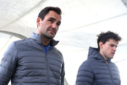 Roger Federer und Dominic Thiem werden in Doha aufschlagen Roger Federer und Dominic Thiem werden in Doha an Position eins gesetzt sein