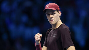 Jannik Sinner in Turin 2025