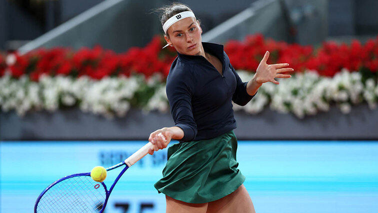 Marta Kostyuk hatte am Mittwoch mit wenigen Störgeräuschen zu kämpfen