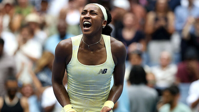 Coco Gauff am Mittwoch in Flushing Meadows