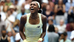 Coco Gauff am Mittwoch in Flushing Meadows