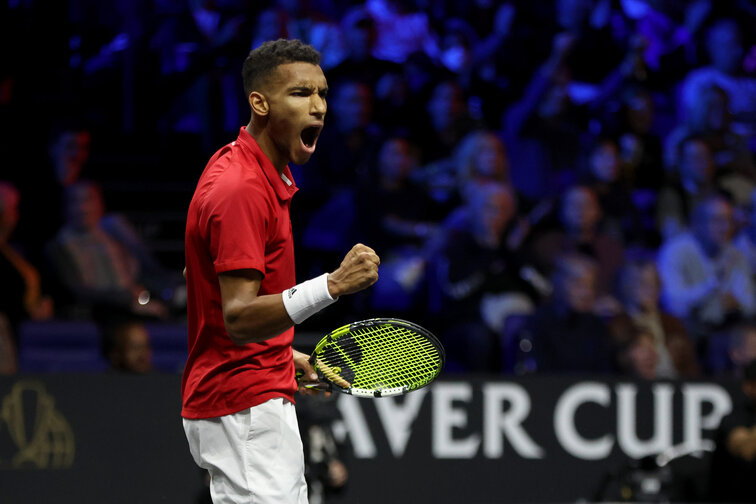 Felix Auger-Aliassime was able to surprise against Novak Djokovic