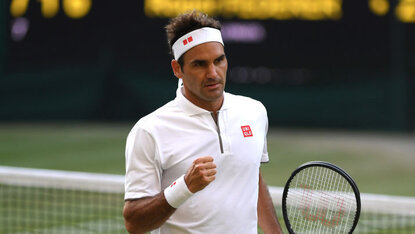 Roger Federer Roger Federer peilt seinen neunten Wimbledon-Titel an
