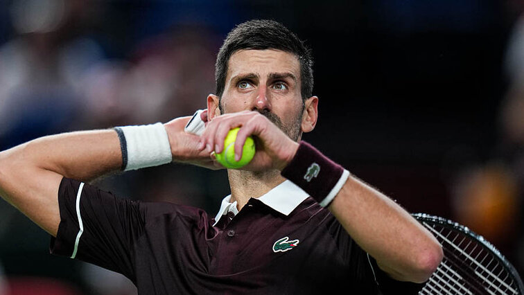 Novak Djokovic muss in Paris zum Auftakt gegen Valentin Vacherot ran