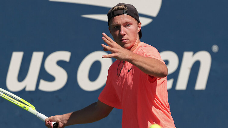 Max Schönhaus musste sich wie schon in Wimbledon Ivan Ivanov geschlagen geben Max Schönhaus musste sich wie schon in Wimbledon Ivan Ivanov geschlagen geben