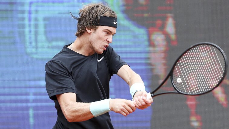 Andrey Rublev am Samstag in Kitzbühel Andrey Rublev on Saturday in Kitzbühel