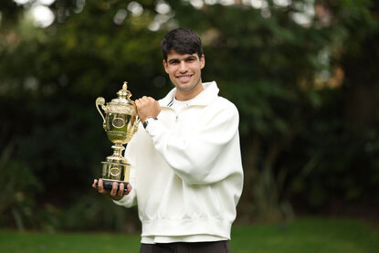 Carlos Alcaraz triumphierte in Wimbledon Carlos Alcaraz triumphierte in Wimbledon