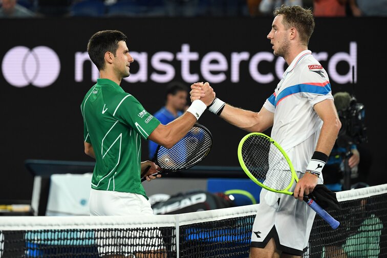 Novak Djokovic, Jan-Lennard Struff Novak Djokovic, Jan-Lennard Struff