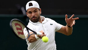 Grigor Dimitrov steht in Wimbledon 2026 im Achtelfinale