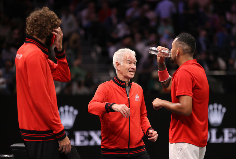 John McEnroe sieht in Nick Kyrgios riesiges Potential John McEnroe sees huge potential in Nick Kyrgios