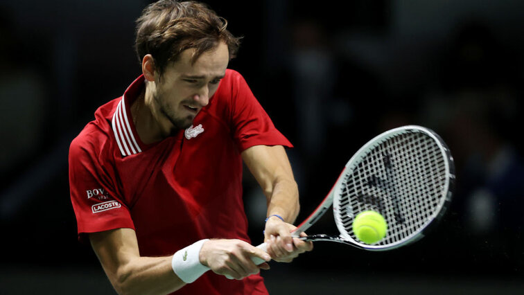 Daniil Medvedev müsste sich mit den Sandplätzen anfreunden Daniil Medvedev should make friends with the clay courts