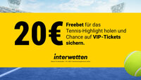 Jetzt bei interwetten 20 EUR Freebet mitnehmen Jetzt bei interwetten 20 EUR Freebet mitnehmen