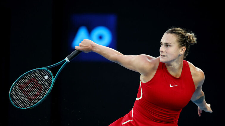 Aryna Sabalenka wurde in ihrem Zweitrundenmatch noch nicht allzu sehr gefordert. Aryna Sabalenka wurde in ihrem Zweitrundenmatch noch nicht allzu sehr gefordert.
