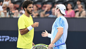 Francisco Cabral (l.) und Lucas Miedler scheiterten früh
