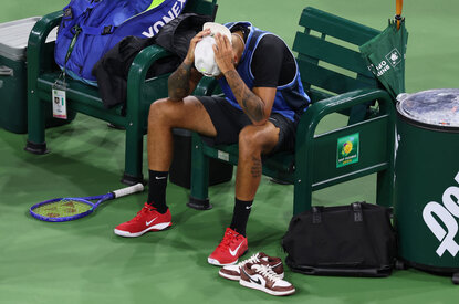 Nick Kyrgios musste aufgeben Nick Kyrgios musste aufgeben