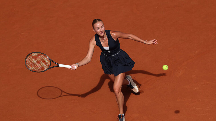 Anastasia Potapova erreichte zum dritten Mal Runde drei in Paris.