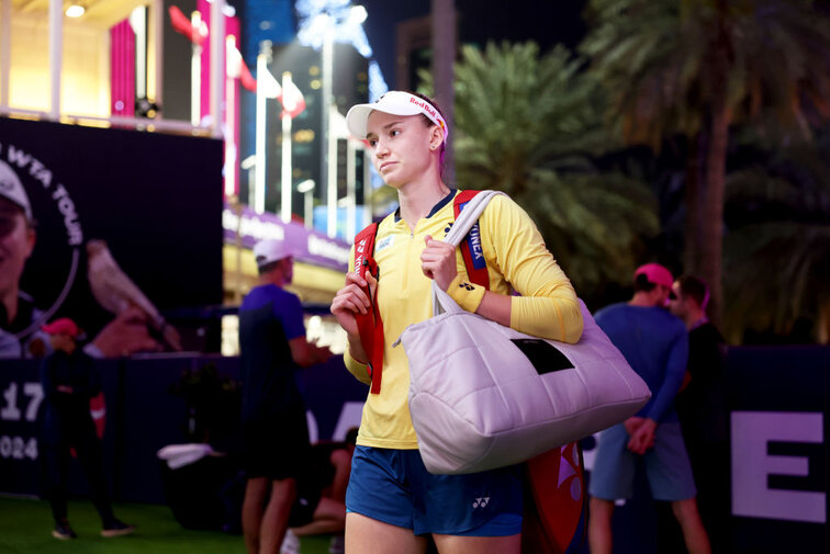 Elena Rybakina konnte nicht zum Viertelfinale in Dubai antreten.