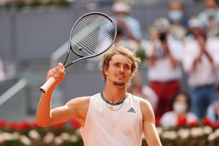 Alexander Zverev at the ATP Masters 1000 tournament in Madrid
