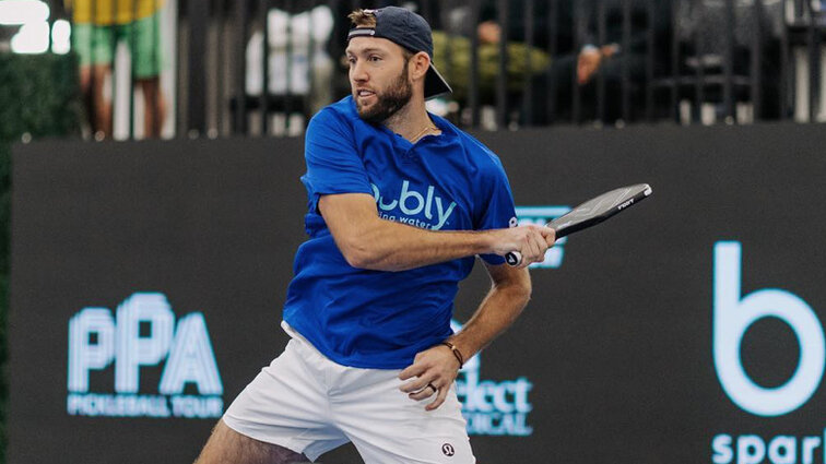 Jack Sock beim Pickleball Jack Sock beim Pickleball
