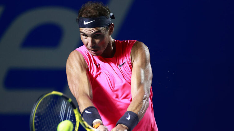 Als Rückschläger oft am Drücker - Rafael Nadal Als Rückschläger oft am Drücker - Rafael Nadal