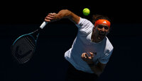 Alexander Zverev am Sonntag in Melbourne