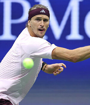 Alexander Zverev hat erneut bis weit nach Mitternacht gespielt 