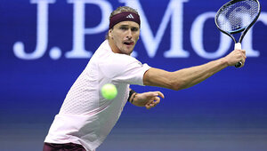 Alexander Zverev hat erneut bis weit nach Mitternacht gespielt 
