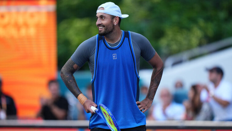 Nick Kyrgios kündigte einen Doppel-Start auf ITF-Ebene an der Seite des Milliardärs Bill Ackman an. Getty Images