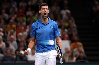 Novak Djokovic musste im Semifinale von Paris-Bercy gegen Stefanos Tsitsipas antreten