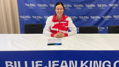 ÖTV-Teamchefin Marion Maruska am Mittwoch bei der PK