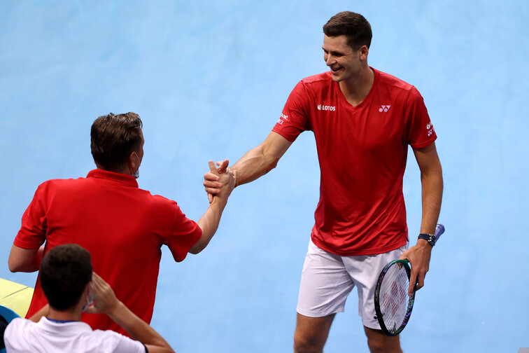 Hubert Hurkacz überzeugt beim ATP Cup bislang auf ganzer Linie Hubert Hurkacz überzeugt beim ATP Cup bislang auf ganzer Linie