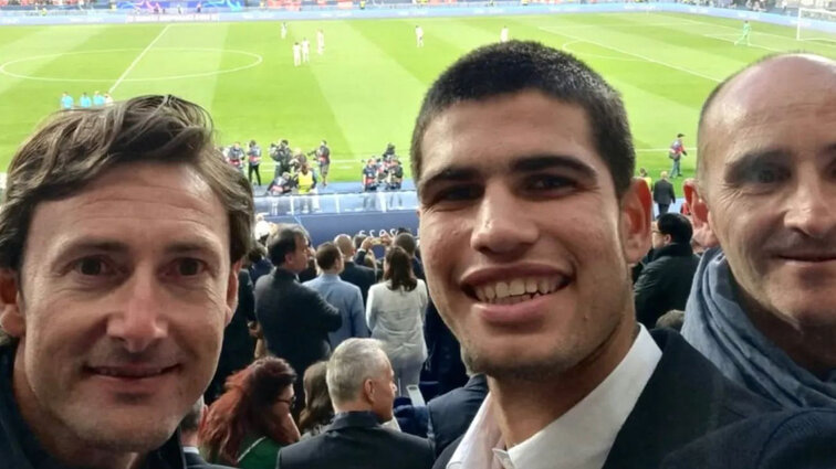 Das Ergebnis des Champions-League-Endspiels hat Juan Carlos Ferrero und Carlos Alcaraz ganz gut gepasst Das Ergebnis des Champions-League-Endspiels hat Juan Carlos Ferrero und Carlos Alcaraz ganz gut gepasst