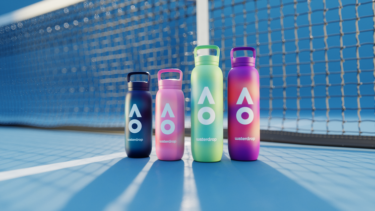 Die waterdrop®-Kollektion für die Australian Open 2026 Die waterdrop®-Kollektion für die Australian Open 2026