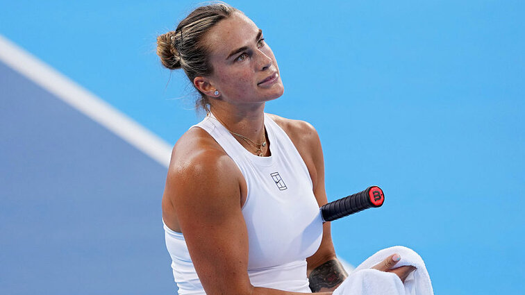 Aryna Sabalenka könnte leichte Zweifel haben Aryna Sabalenka könnte leichte Zweifel haben